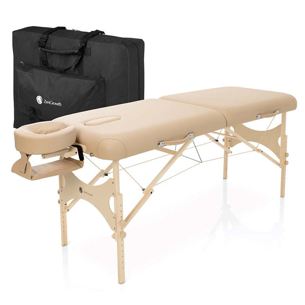 ZENGROWTH Massage Table Belverde 2.0 Beige 71cm