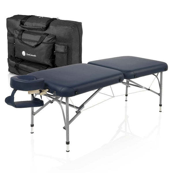 ZENGROWTH Massage Table Artarmon II Navy Blue 71cm