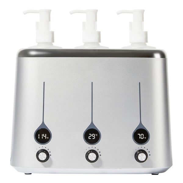 Massage Oil Warmer Grey 3 Bottles