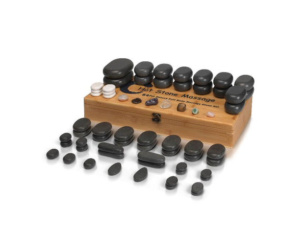 Set of 64 Hot Stone Massage Stones