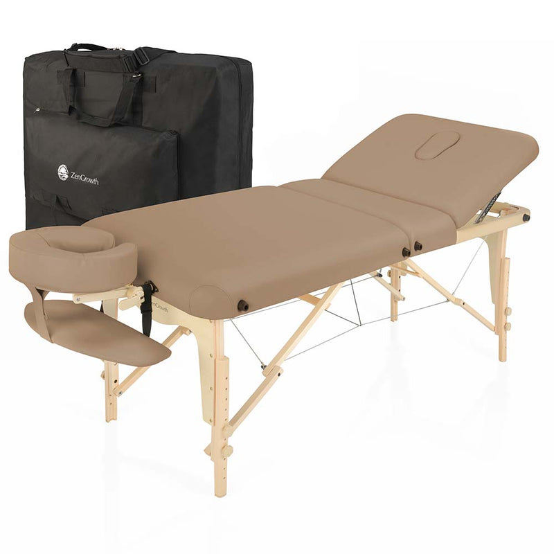 ZENGROWTH Foldable Massage Table Nimman Mocca 71cm