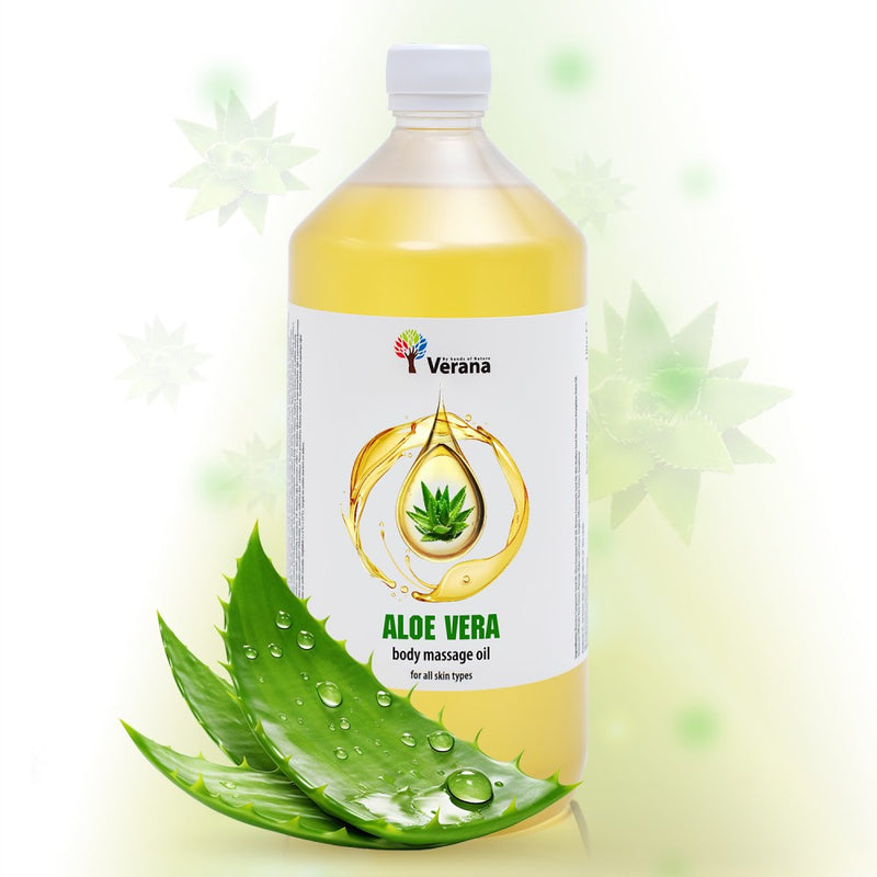 Verana 100% Natural Aloe Vera Massage Oil 1L