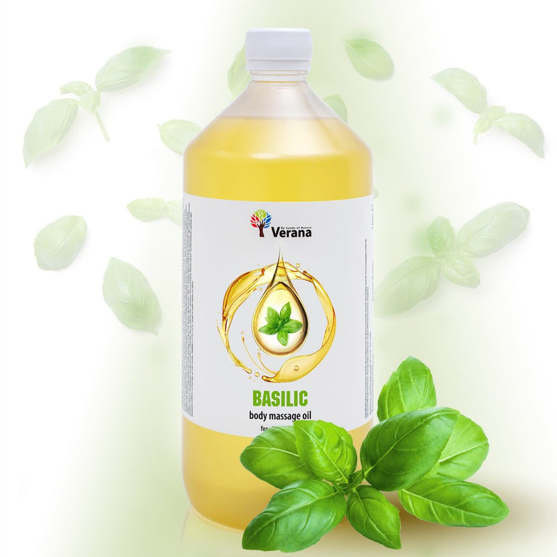 Verana 100% Natural Massage Oil Basil 1L