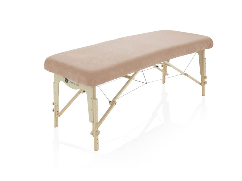 Terry Cloth Massage Table Sheet, Light Brown without Face Hole