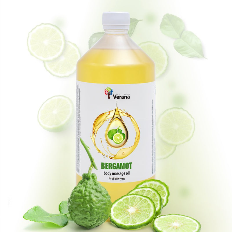 Verana 100% Natural Bergamot Massage Oil 1L