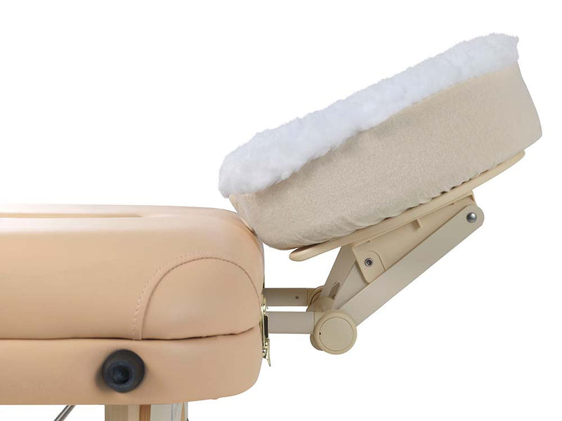 Fluffy Fleece Headrest Cover White