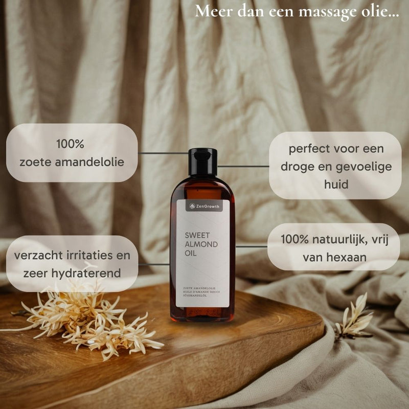 ZenGrowth 100% Natuurlijke Zoete Amandelolie 150ml