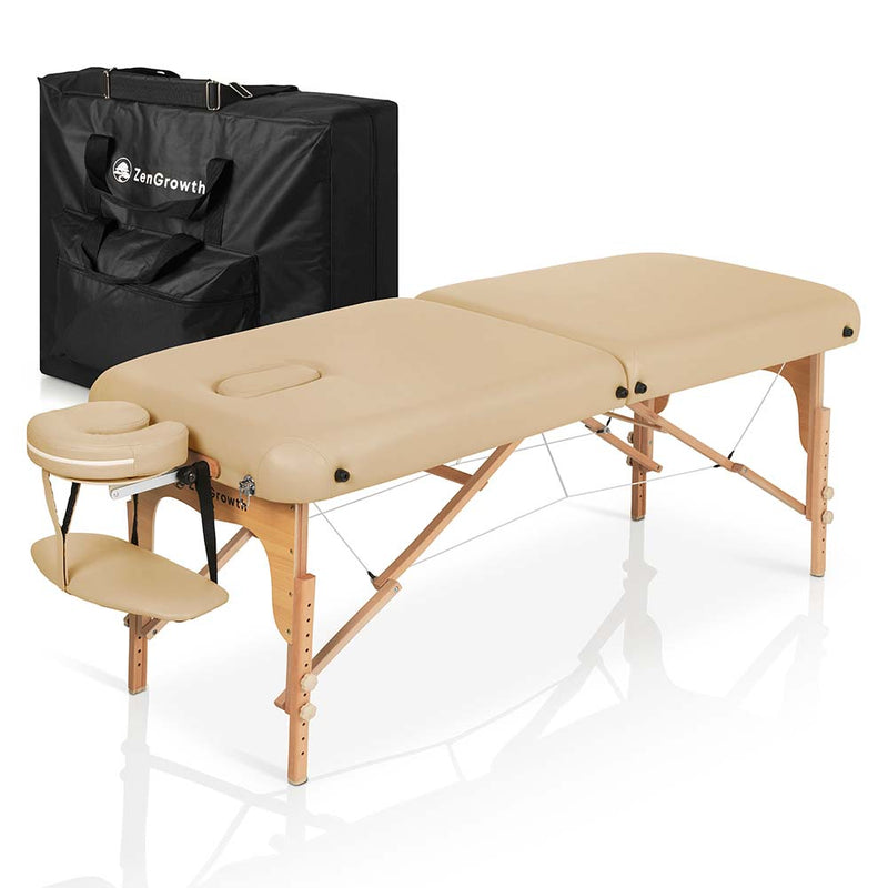 ZENGROWTH Massage Table Gavia Beige 71cm