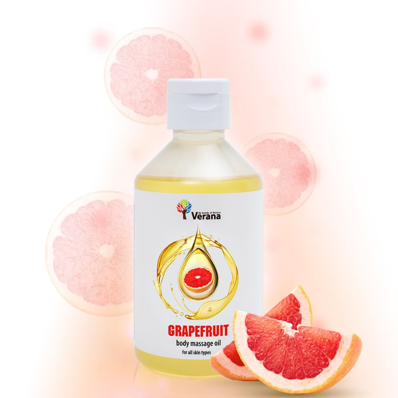 Verana 100% Natural Massage Oil Grapefruit 250ml