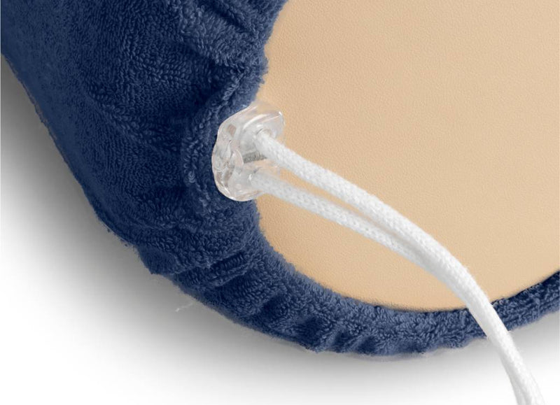 Terrycloth Knee Roll Cover Navy Blue