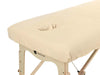 Microfiber Fitted Sheet with Face Hole Beige 80cm