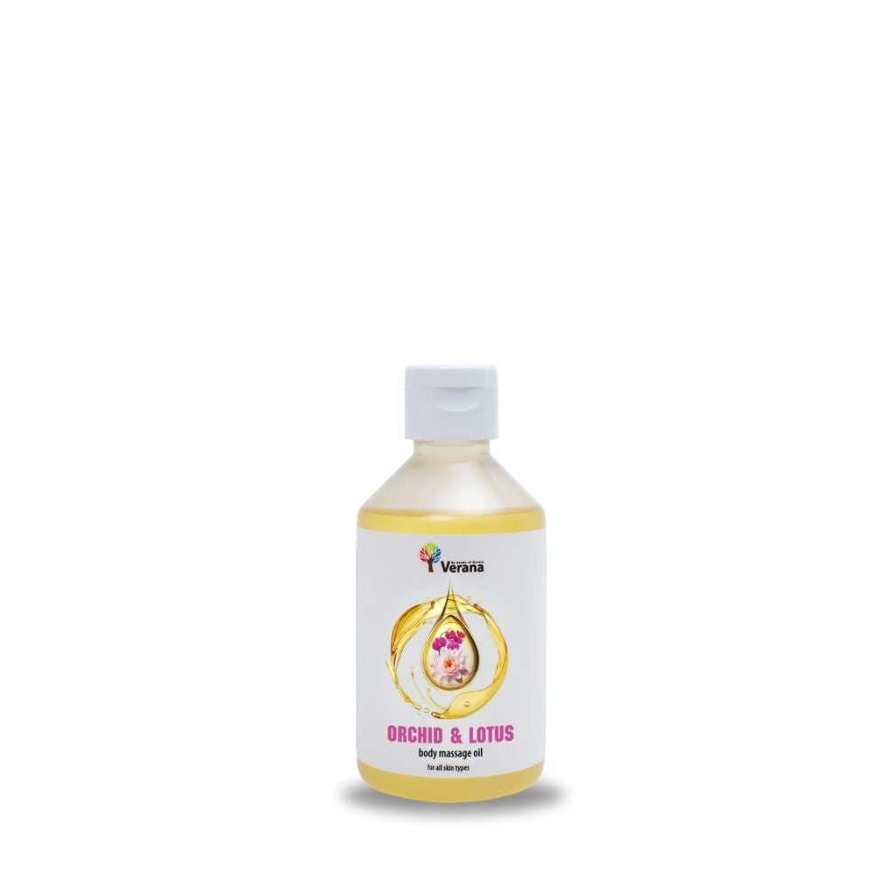 Verana 100% Natural Massage Oil Orchid Lotus 250ml