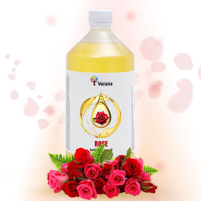 Verana 100% Natural Rose Massage Oil 1L