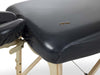 Oil-Resistant Massage Table Sheet Set with Headrest Black 80cm