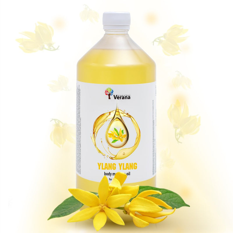 Verana 100% Natural Ylang Ylang Massage Oil 1L