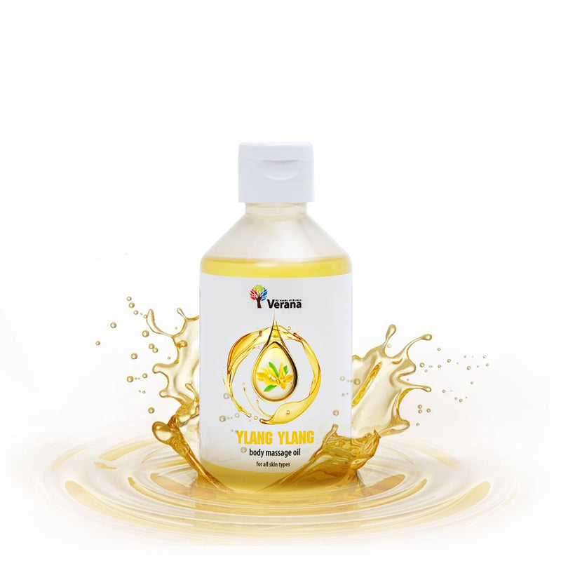 Verana 100% Natural Ylang Ylang Massage Oil 250ml