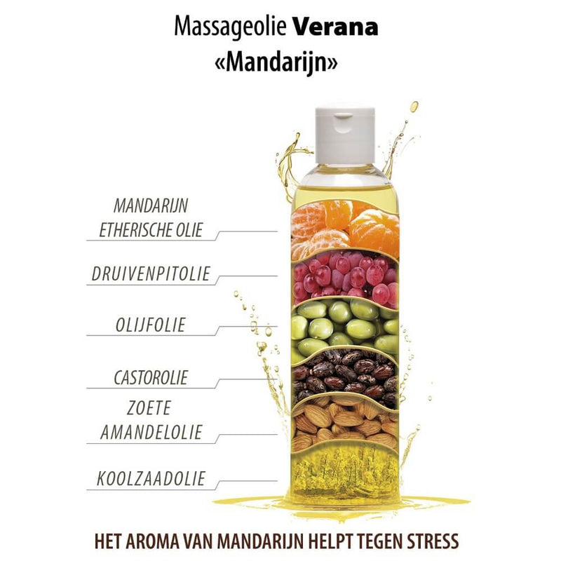 Verana 100% Natural Mandarin Massage Oil 1L