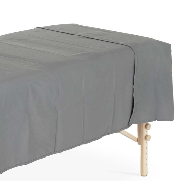 Microfiber Cover Blanket Massage Table Grey 150 x 230cm