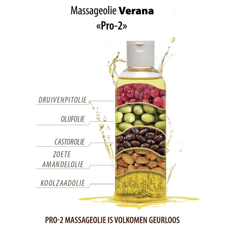 Verana 100% Natural Neutral Massage Oil Pro-2 1L