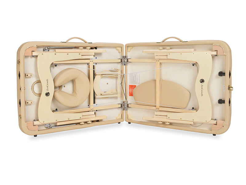 ZENGROWTH Folding Massage Table Nimman Beige 71cm