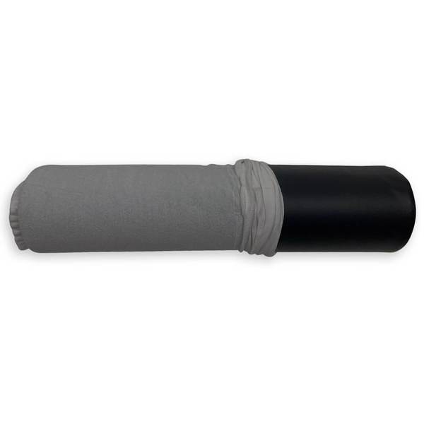 Terrycloth Round Knee Roll Cover 66cm Grey