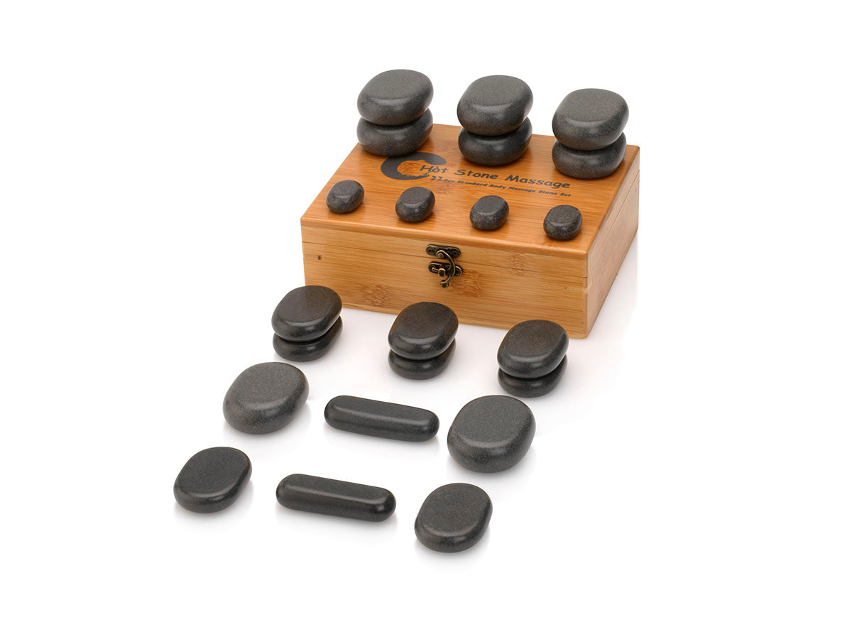 Set of 22 Hot Stone Massage Stones