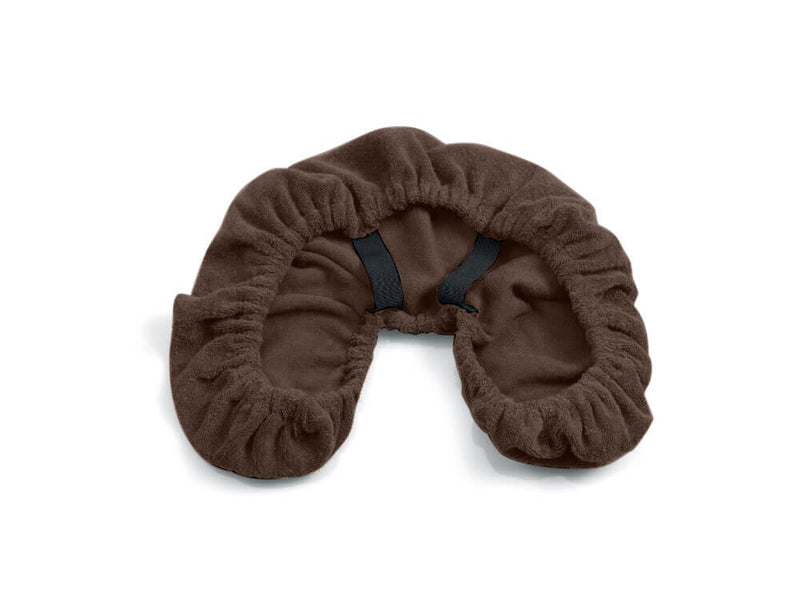 Terry Cloth Headrest Cover Chocolate Brown