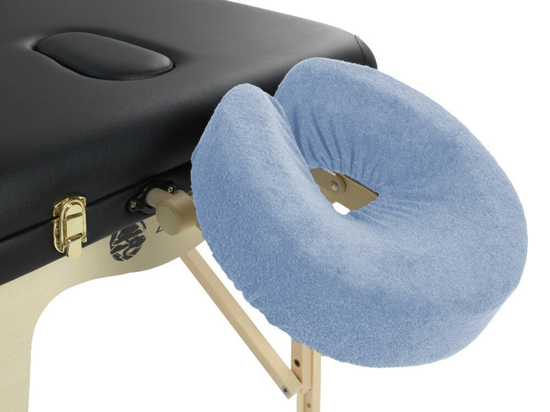 Light Blue Terry Cloth Headrest Cover