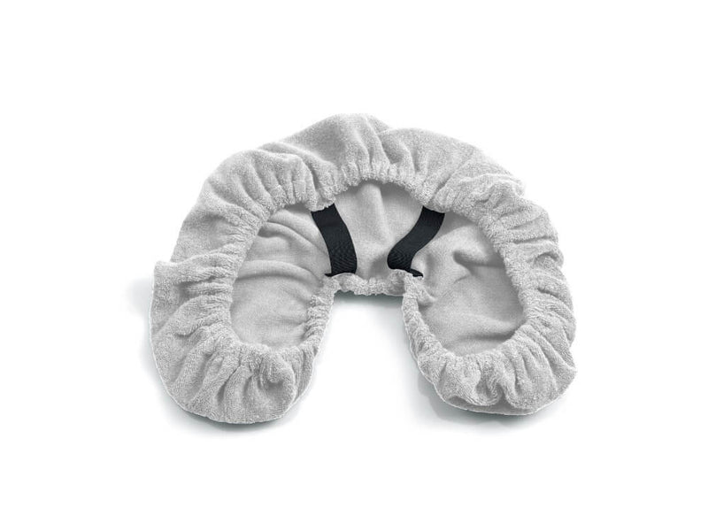 Terry Cloth White Headrest Cover