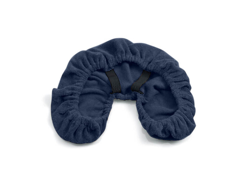 Terry Cloth Headrest Cover Navy Blue