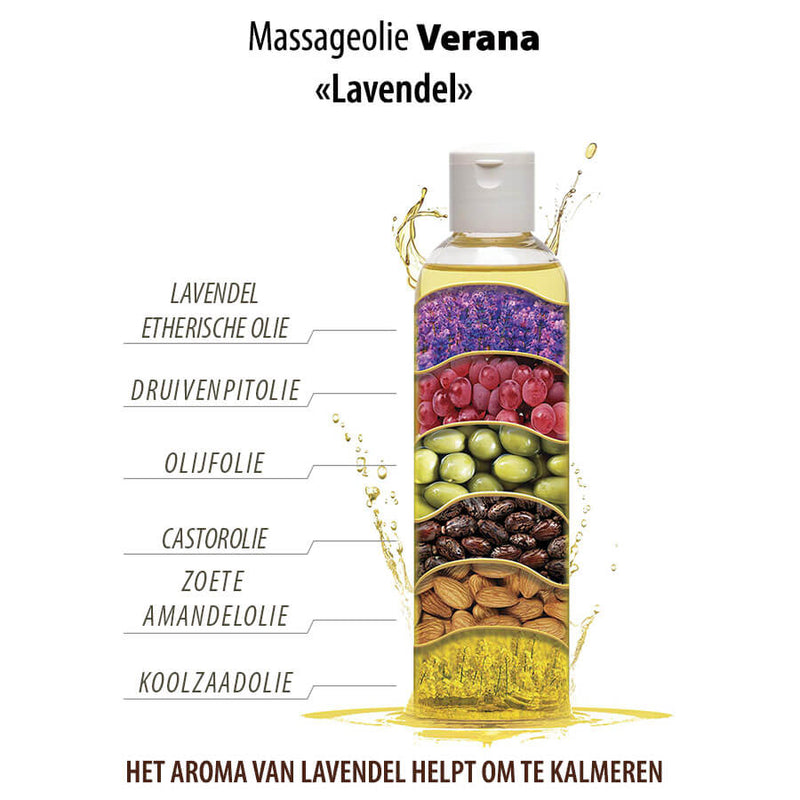 Verana 100% Natural Lavender Massage Oil 1L