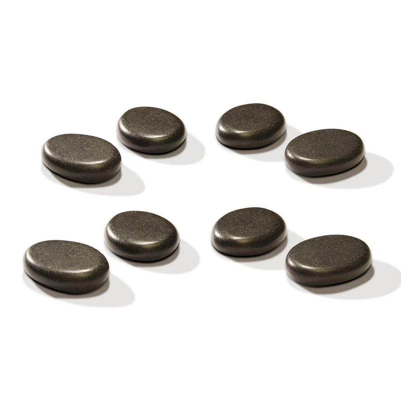 Small Massage Basalt Stones for Toes & Fingers - Set of 8