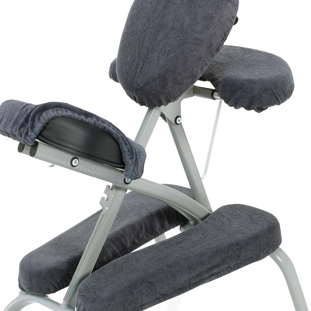 ZenGrowth Terry Cloth Cover Set Massage Chair Grey